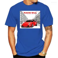 Magliette da uomo vermelho rwb rauh welt begriff premium 016153 2023 t-shirt