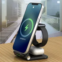Cell Phone Charger 100W 3 In 1 Fast Wireless Charger Charging Dock Station For iPhone 13 12 11 Pro Max XS XR Samsung Apple Watch 7 6 AirPods Pro