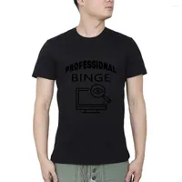 Męskie koszule Profesjonalna koszulka obserwatorów binge dla mężczyzn odzież T-shirtsuper miękka