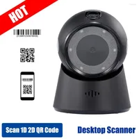 Omnidirectional Hands-Free 1D 2D QR Barcode Reader Desktop Scanner Automatic Sensing Scanning Platform For Supermarket