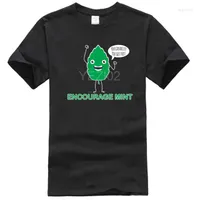 Men&#039;s T Shirts Funny Novelty T-Shirt Mens Tee TShirt - Encourage Mint