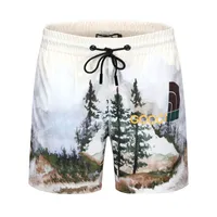 2023 Diseñadores de hombres Shorts Summer Men Pantalones de playa Diseñador informal Moda de deportes cortos Secado rápido Tamaño asiático en blanco y negro M-XXXL