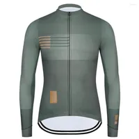Racing Jackets 2023 Autumn Spring Cycling Jersey Mens Long Sleeve Tops Maillot MTB Bike Shirts Bicycle Wear Clothing