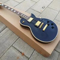 Custom electric guitar, black light, OEM, gold and pickup, imported paint, mahogany body, available