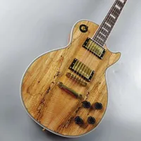 Benutzerdefinierte E -Gitarre Frotten Holzmantel OEM Gold und Pickup Mahagoni K￶rper verf￼gbar
