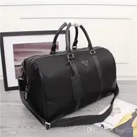 Global classic luxury package Canvas leather cowhide men's travel bag quality handbag 8001 size 50 cm 28 c2451