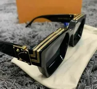 Luxury MILLIONAIRE Sunglasses full frame Vintage Designer sunglasses for men women Hot sell Gold plated Top 96006 Logo Made in Italy