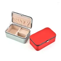Jewelry Pouches Organizer Display Travel Case Portable Grids Necklace Earrings Ring Stud Ear Storage Box Household D17 20 Drop