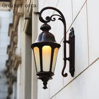 Wall Lamps European Style Creative Antique Outdoor Lamp Courtyard Living Room Balcony Corridor Modern Simple LED Waterproof