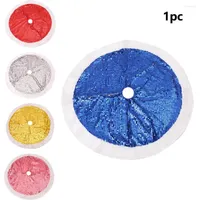 Christmas Decorations Sewing Festival Decorative Home Practical Colorful Tree Skirt Party Large Diameter Floor Mat Holiday Sequins Shining