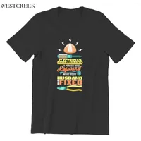 Men's T Shirts T-shirt Electrician A Person Who Repairs Wha Vintage Couples Matching Sleeve Streetwear Retro Hip-Hop 35524