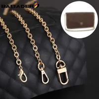 BAMADER Chain Straps High-end Woman Bag Metal Chain Fashion Bags Accessory DIY Bag Strap Replacement Luxury Brand Chain Straps 210331a