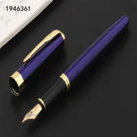 Haute qualit￩ 397 Blue Color Business Office School Student Stationery Supplies Fountain Pen New Finance Ink stylos