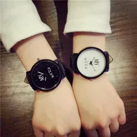 Wristwatches Retro Simple Women Watch Fashion Men Couple Watches