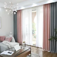 Rideau cortinas para sala de estar rideaux pour le salon nordique mosaïque simple simple météore moderne.