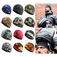 Berets 2023 Knitted Winter Cap Casual Beanies Camouflage Hip-hop Snap Skullies Bonnet Beanie Simple Hat