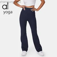 ALOS Yoga Bakteriostatische Bewegung Yogahose Frauen Strumpfhose hohe elastische nackte Feuchtigkeitsabsorption und schnelle Trocknungshose hohe Taille