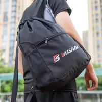 Outdoor Bags Baasploa Men Women Gym Bag Drawstring High Capacity Backpack Sports Training Cycling Storage Multipurpose Yoga