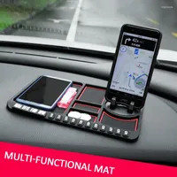 Interior Decorations Car Phone Holder Anti-skid Cushion Multifunction Navigation Bracket For Instrument Table Of Vehicle Accessories