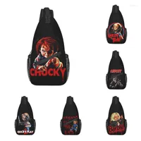 Backpack Chucky Killer Horror Halloween Sling Crossbody Men Child's Play Movie Shoulder Chest Bags For Hiking