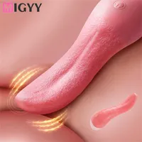 Sex toy Massager g Spot Licking Toys Rabbit Huge Tongue Dildo Vibrator for Women Oral Blowjob Clitoris Stimulate Masturbate Erotic