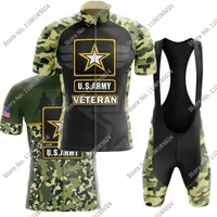 Designer 2022 USA Army Camouflage Cycling Jerseys Sets Summer Bicycle Clothing Road Bike Shirts Pak Bicycle Bib Shorts MTB ROPA MAILLOT