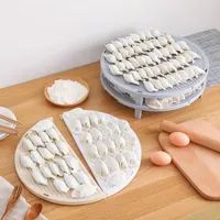 Platen niet-slip dumplings opslagrek plastic kan zijn bovenop gesuperponeerde broodjes bakken gebakhouder dienblad kookgereedschap keukenaccessoires