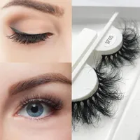 False Eyelashes 1 Pair 3D Effect Eyelash Explosion Style Ultra Long Faux Mink Luxury Free Fluffy Curling Thick Lashes For Makeup