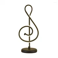 Table Lamps Modern Romantic Simple Music Note Heart Remote Control Lamp For Wedding Bedroom Kid's Room Birthday Present Light 2242