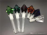 Manufacturer downstem 14-18 female Diffused Downstem with 6 cuts for glass pipes and bongs glass downstems with 14mm bowl