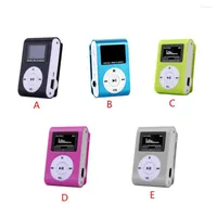 Mini MP3 Player With LCD Screen Portable Music Supporting SD TF Card 3 5mm Interface Fashion Players Accessories