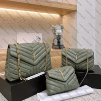 Designer väskor handväska kvinnor loulou kedja väska lyx crossbody väska märke damer handväskor mode axelväska