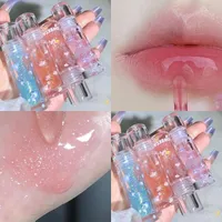 Lip Gloss 5Colors hidratantes transparentes de óleo espelho de água de vidro Care Cuidado Batom Shiny Shadow Shadow Cosmetics