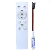 Controllers Running Water Pixel Light Controller 12Key Wireless RF Remote For 12V 24V WS2811 2835 Single Color Addressable LED Strip