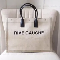 high quality Women's handbags Rive Gauche Tote Beach bags Shoulder Wallet Purses shopping bag handbag luxury designer fas220P