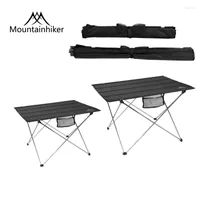 Camp Furniture Mountainhiker Outdoor Camping Portable Folding Table Aluminum Alloy Oxford Cloth Wild Simple Barbecue