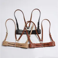 Belts Hatcyggo Leather For Women Fashion Harness Body Bondage Suspenders Waist Luxury Designer Punk Dress BeltBelts