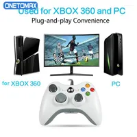 Game Controllers Wired Wireless Controller For Xbox 360 & Windows 2.4GHZ Joystick Gamepad With Receiver Adapter