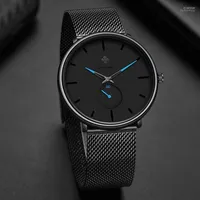 Wristwatches Fashion Casual Watch Men Waterproof 30m Simple Quartz Watches Relojes Hombre 2023 Relogio Masculino Black Whatches Iris22