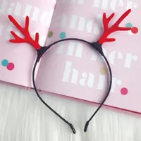 Christmas Decorations Hair Clips Headband Deer Horn Children Girls Antlers Hairpins Headdress Accessories For Ornaments Gift