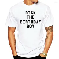 Men's T Shirts Funny Printed Men Shirt O-neck Tshirts Boy Women Cotton T-shirt Dick The Birthday Cartoon Casual Short Broadcloth