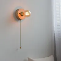 Wall Lamps Modern Style Reading Lamp Led Switch Wireless Turkish Finishes Bathroom Light Retro