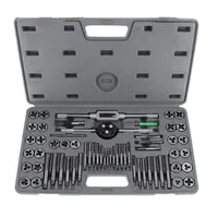 Hand Tools 60 Pcs Master Tap And Die Set - Include Both SAE Inch Metric Sizes Coarse Fine Threads Essential Threading