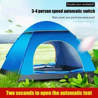 Tents And Shelters Portable Camping Hiking Children Outdoor Play Sunshelter Automatic Instant Open Tent Foldable Beach For