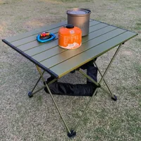 Camp Furniture Outdoor Picnic Folding Table Super Light Aluminum Alloy Fishing Camping Chair Self Driving Portable Mini