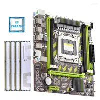 Motherboards X79 Computer Motherboard Set With Xeon E5 2650 V2 CPU Max 16GB 4X 4GB DDR3 ECC REG 1600Mhz NVME For Gaming Server
