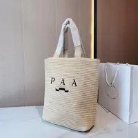 2021 P Shopping reusable bags Fashion straw woven fabrics versatile style temperament high-end products leisure travel324q
