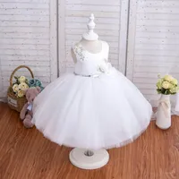Girl Dresses Girls Wedding Dress For Kids 1 Years Sequin Lace Tulle Princess Tutu Children Elegant Party Evening Formal Communion Prom Gown