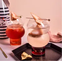 Vinglasskivor nordiska enkelt glas cocktail kopp bar café el nattklubb dricka grön morot hydroponic vase gåva