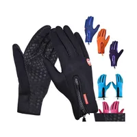 Other Household Sundries Winter Gloves For Men Women Touchsn Warm Outdoor Cycling Driving Motorcycle Cold Windproof Nonslip Drop Del Dhhkq